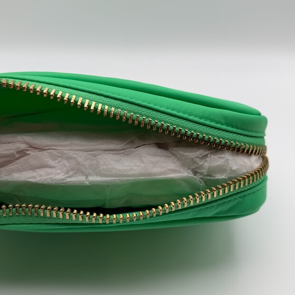 Stoney Clover Lane Classic Small Pouch Avocado Nylon Zip Cosmetic Bag - Picture 14 of 16